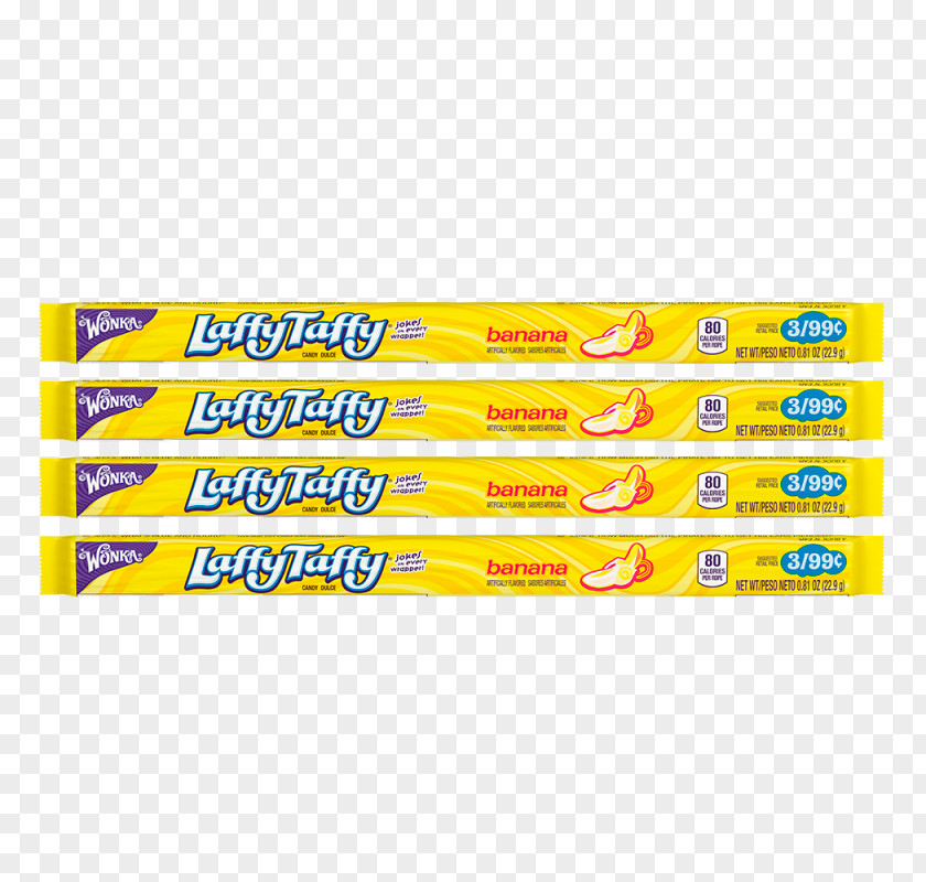 165 Pieces, 3.09 LbCandy Laffy Taffy Rope Candy, Banana PNG
