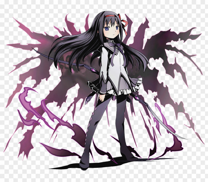Demon Wings Homura Akemi Madoka Kaname Sayaka Miki Mami Tomoe Puella Magi Magica PNG
