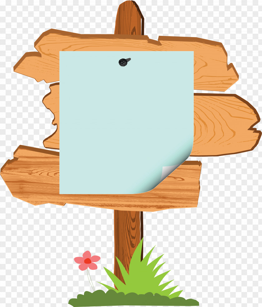 Wood Signage Clip Art PNG