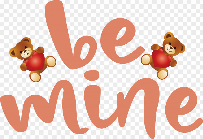 Be Mine Valentines Day Quote PNG
