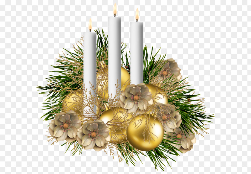 Design Floral Christmas Ornament Pine Centrepiece PNG