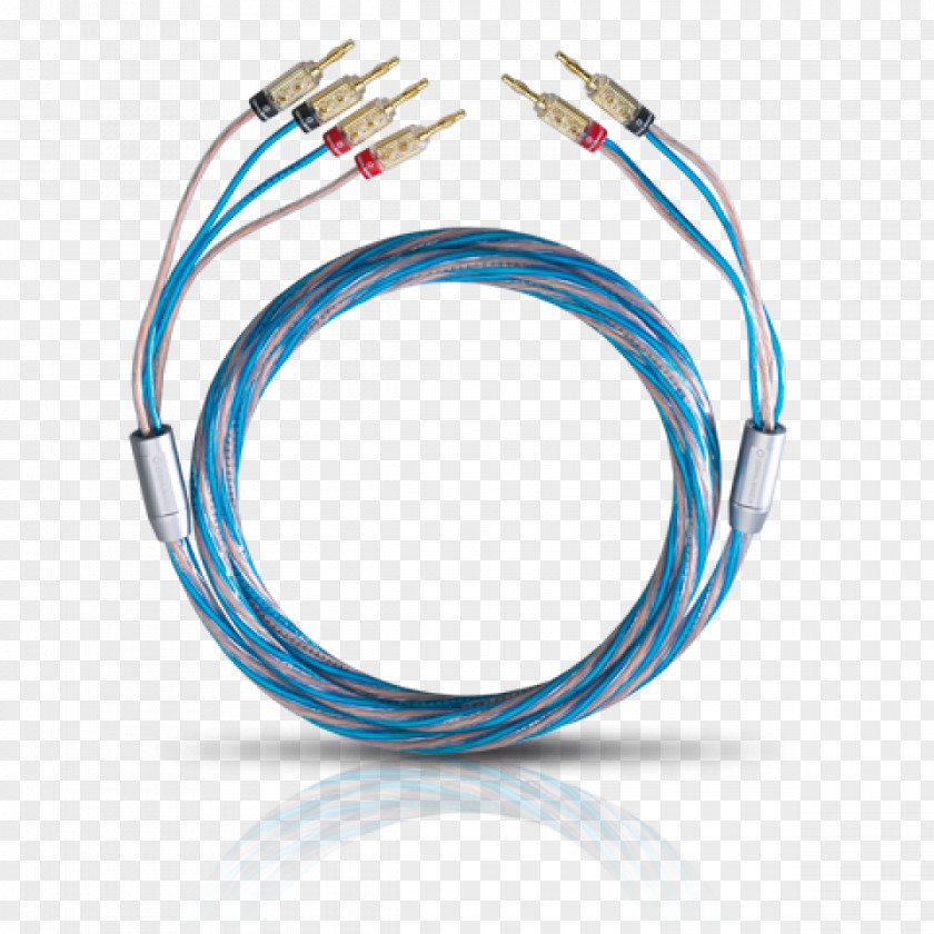 Speaker Wire Electrical Cable Loudspeaker Bi-wiring Connector PNG