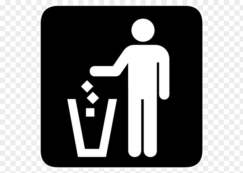 Symbol Rubbish Bins & Waste Paper Baskets Litter Recycling Bin PNG