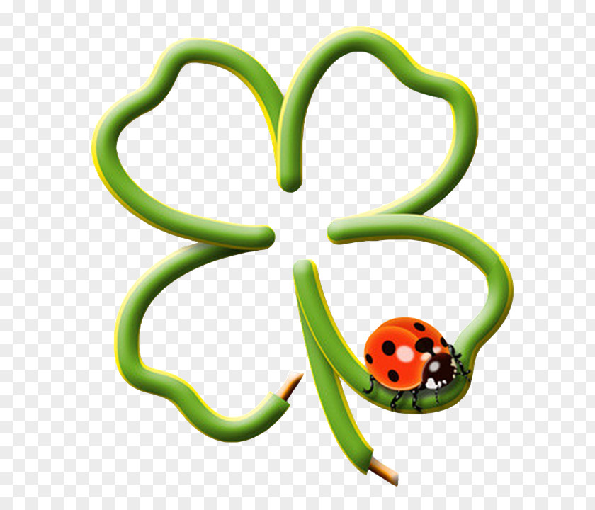 Good Luck Saint Patrick's Day Four-leaf Clover Idea .de Benützen PNG