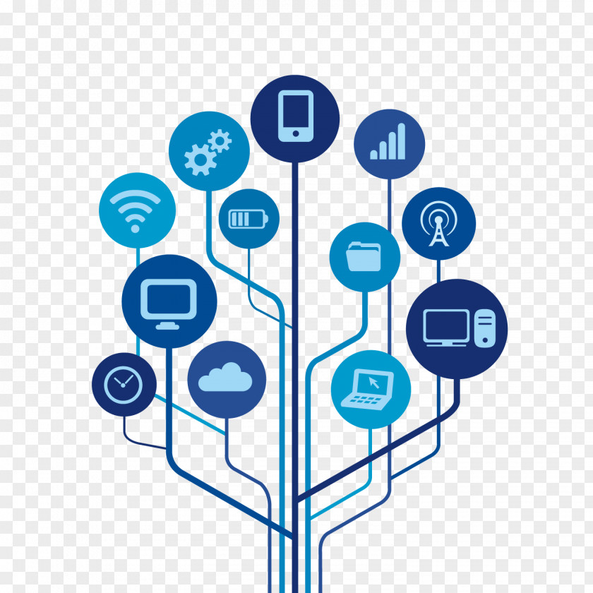 Icon Of Internet Things Technology Euclidean Vector PNG
