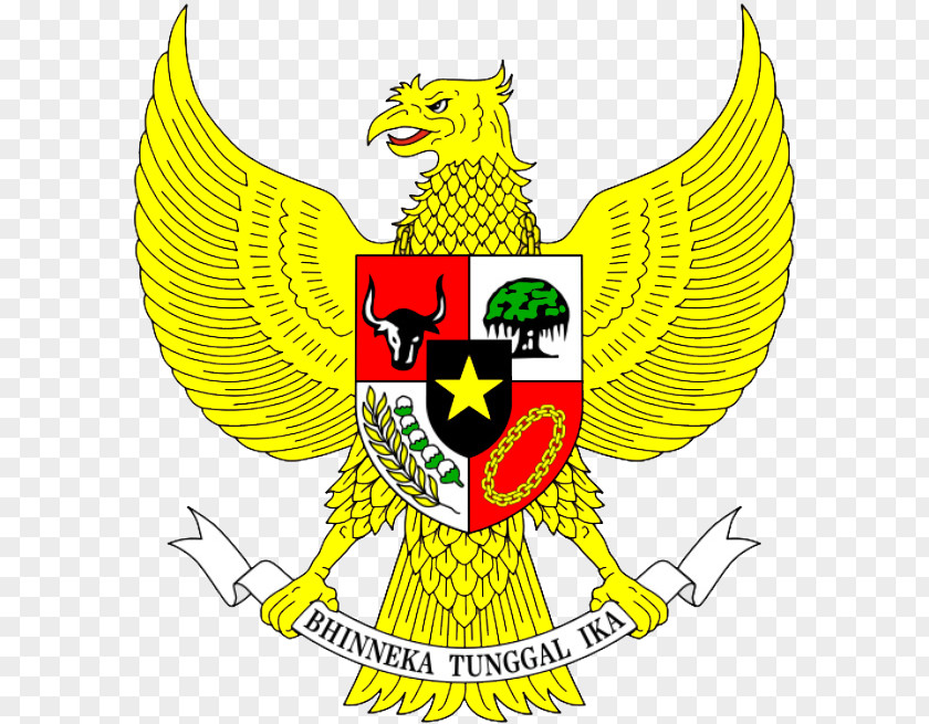 National Emblem Of Indonesia Coat Arms Flag Garuda PNG