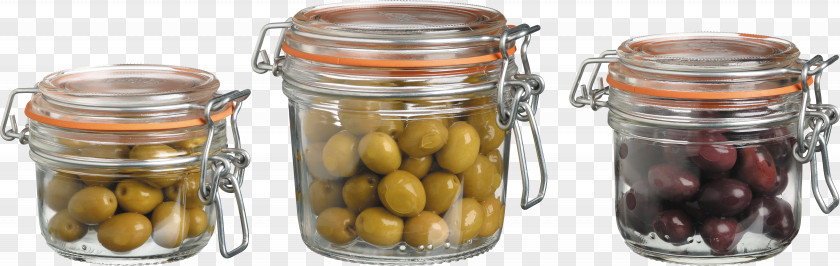 Olives Canning Food Jar Glass Olive PNG