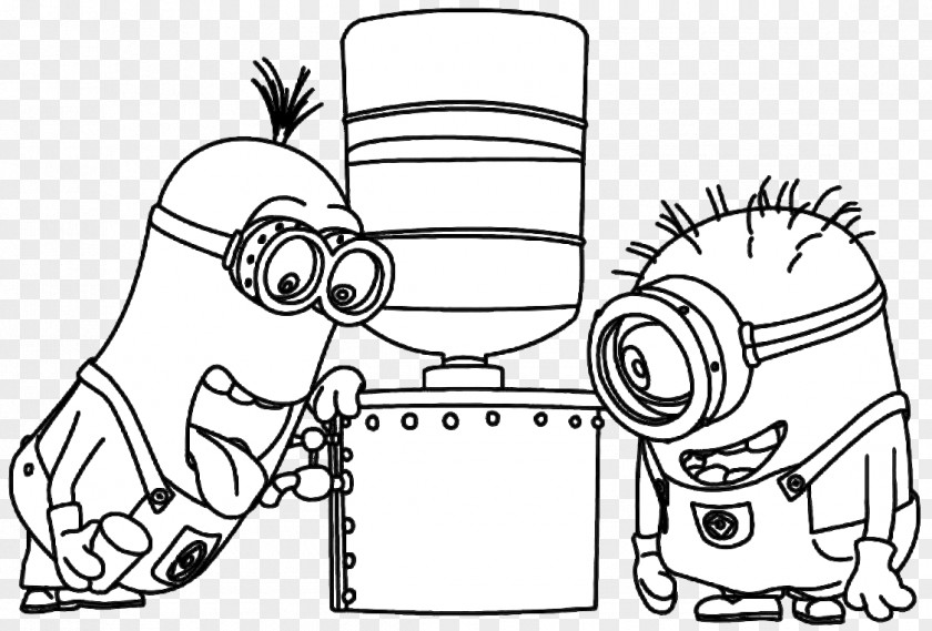 Painting Coloring Book Drawing Jimmy Five Minions PNG