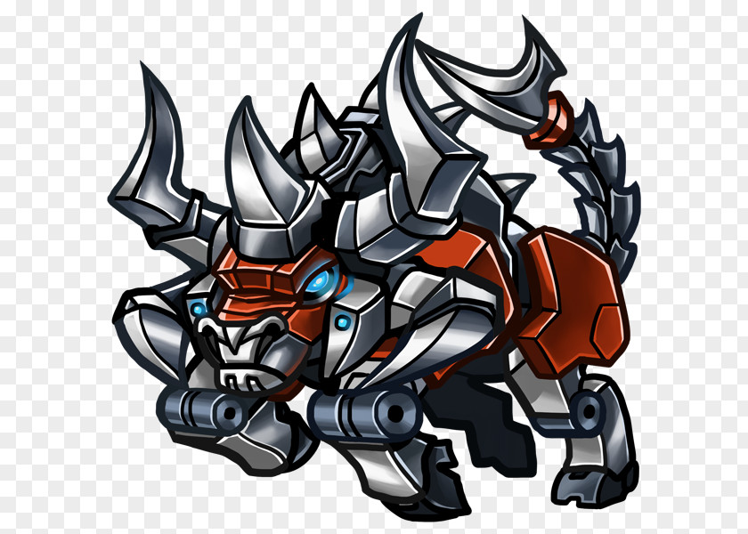 Robot Mecha Super Prismata Bull PNG