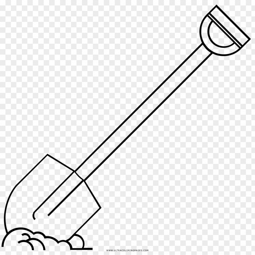 Shovel Drawing Gardening Forks Coloring Book Line Art PNG