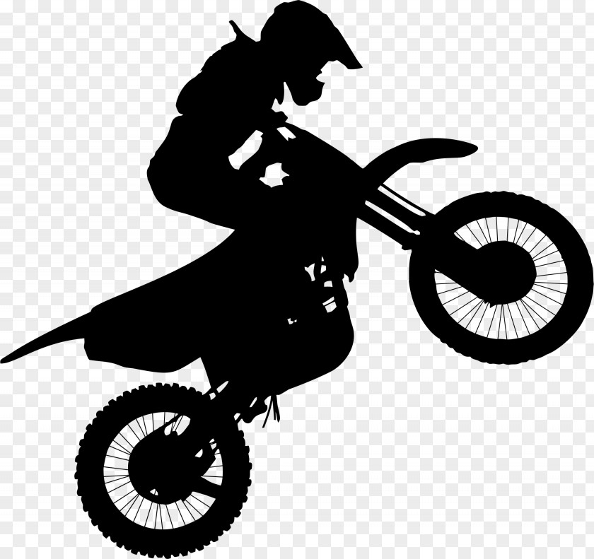 Silhouete Motocross Motorcycle T-shirt Silhouette PNG