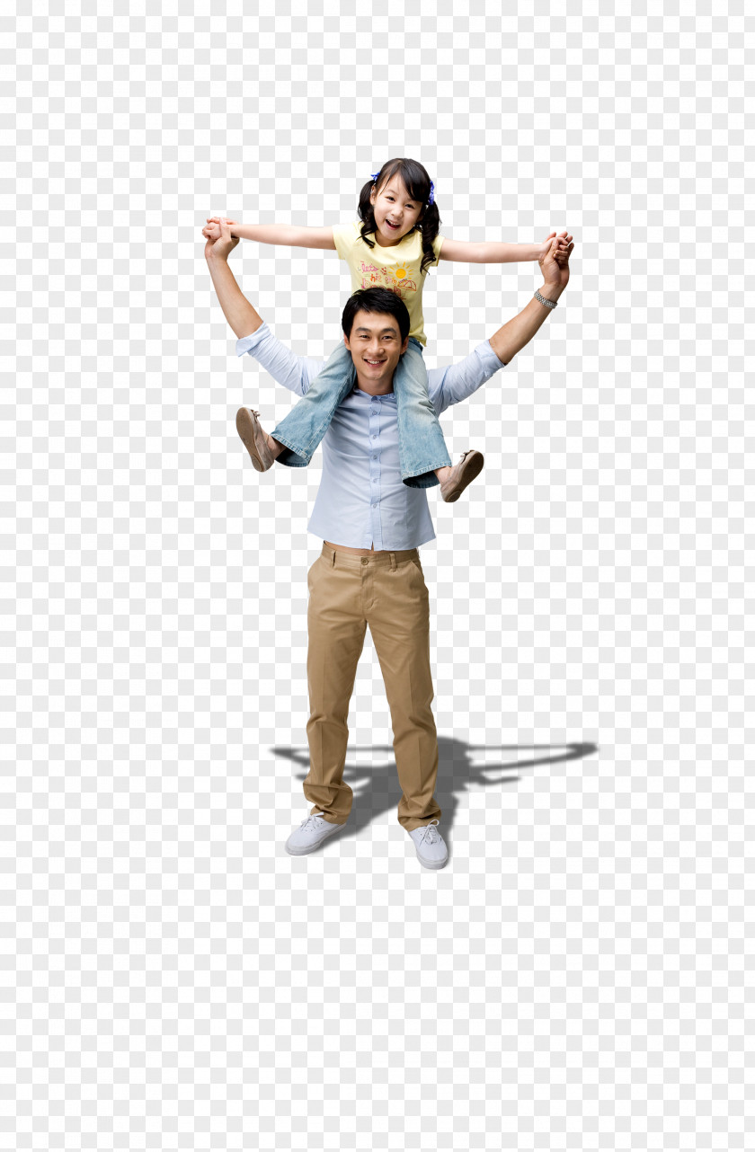 Two People Happier, Father And Daughter, Family, Family Child Shoulder Real Property Happiness PNG