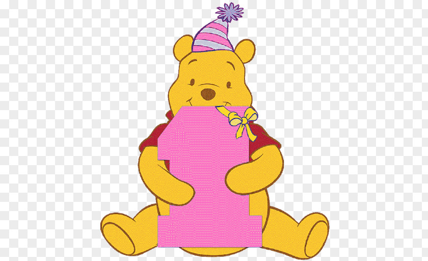 Winnie The Pooh Winnie-the-Pooh Eeyore Birthday Clip Art PNG