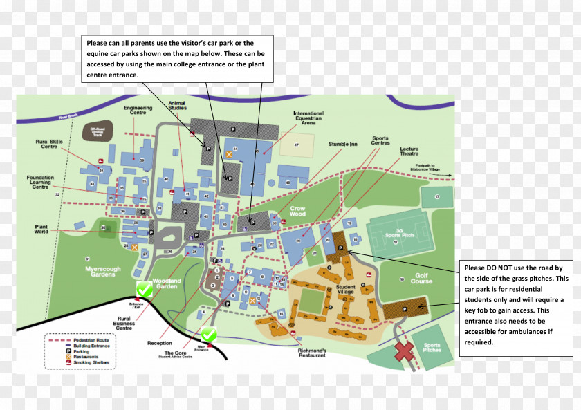 Map Blackpool Myerscough College Campus Urban Design PNG