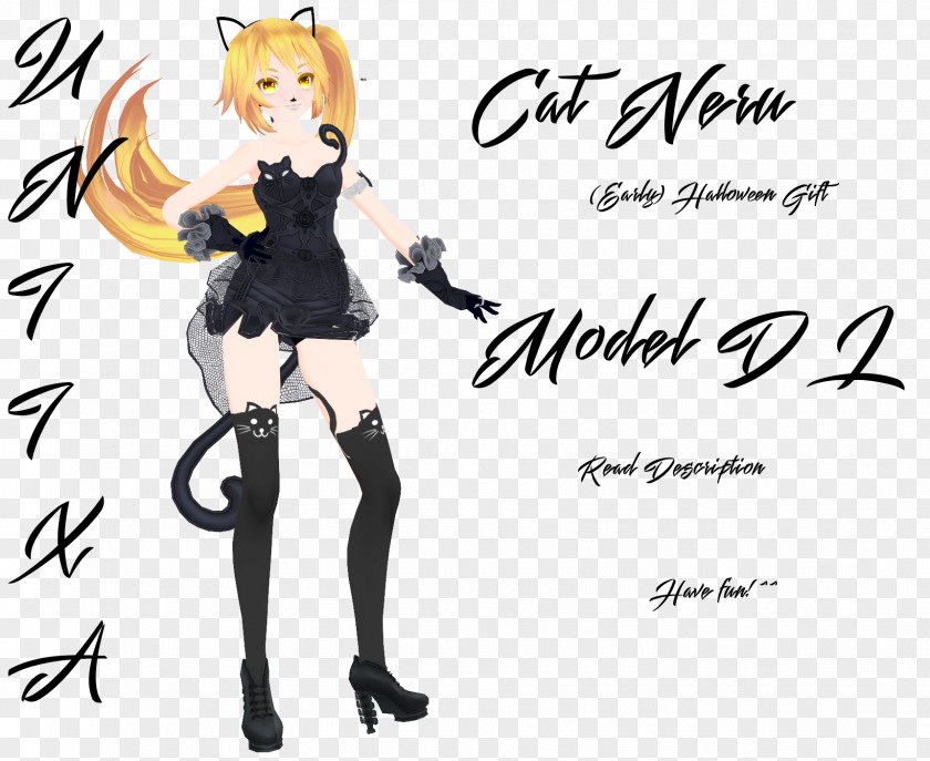 Cat MikuMikuDance DeviantArt Vocaloid PNG