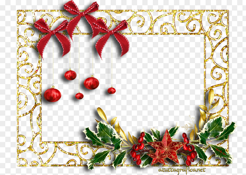 Christmas Picture Frames Ornament Graphic Design PNG