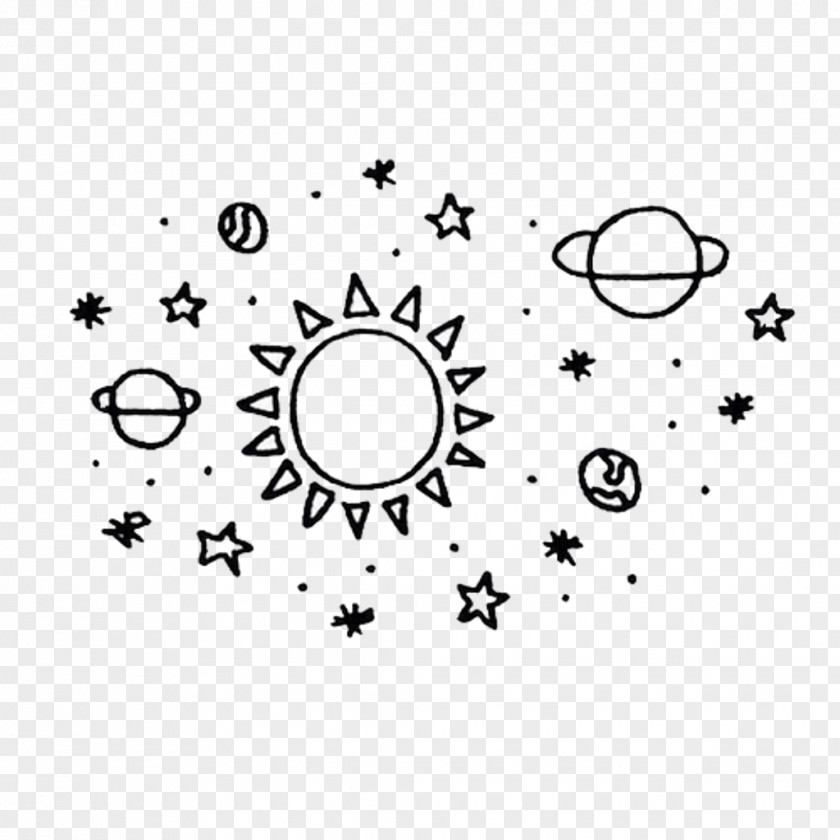 Doodle Star Drawing Planet Earth PNG