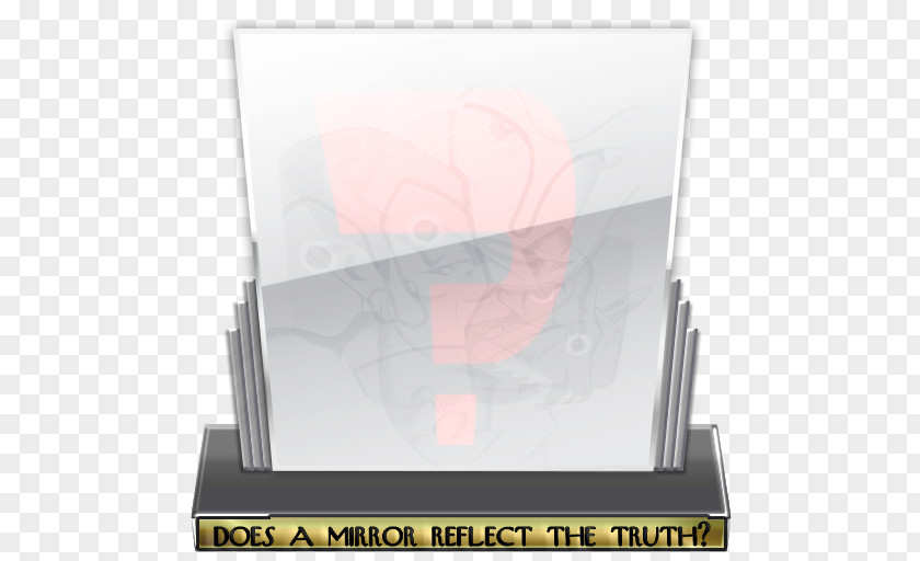 Mirror Reflection Truth Question Thought PNG