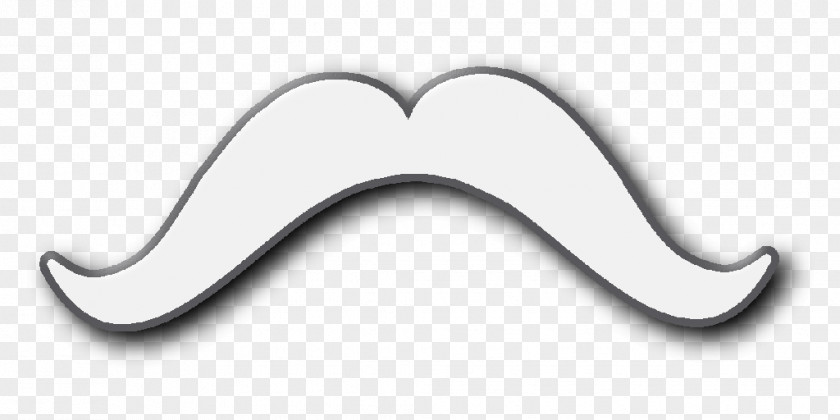 Mustache Images Free White Black Font PNG
