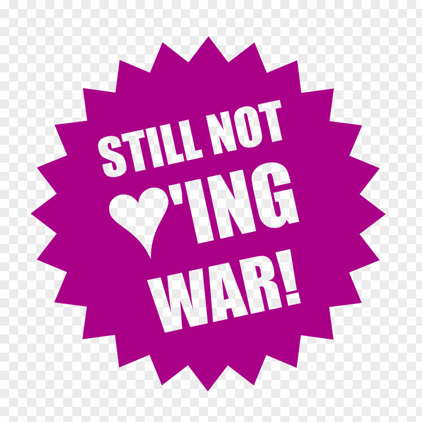 Not War Sales Label PNG