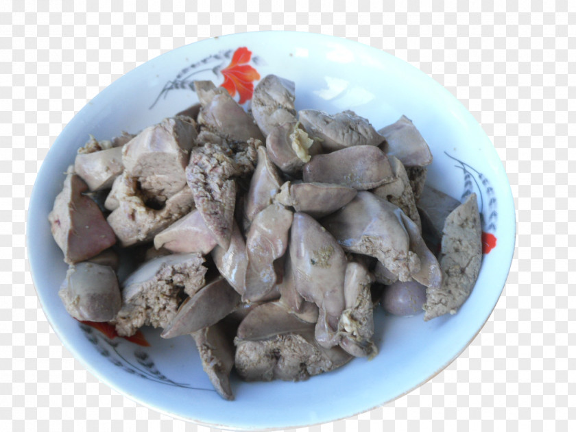 Plate Of Cooked Chicken Liver Food Eating Egg PNG