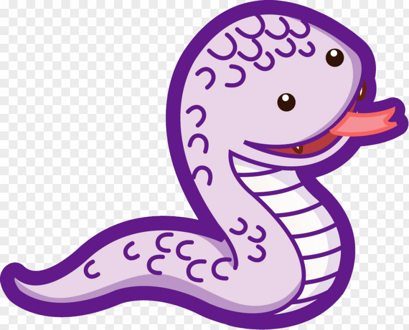 Purple Snake Snakebite Chinese Zodiac Clip Art PNG