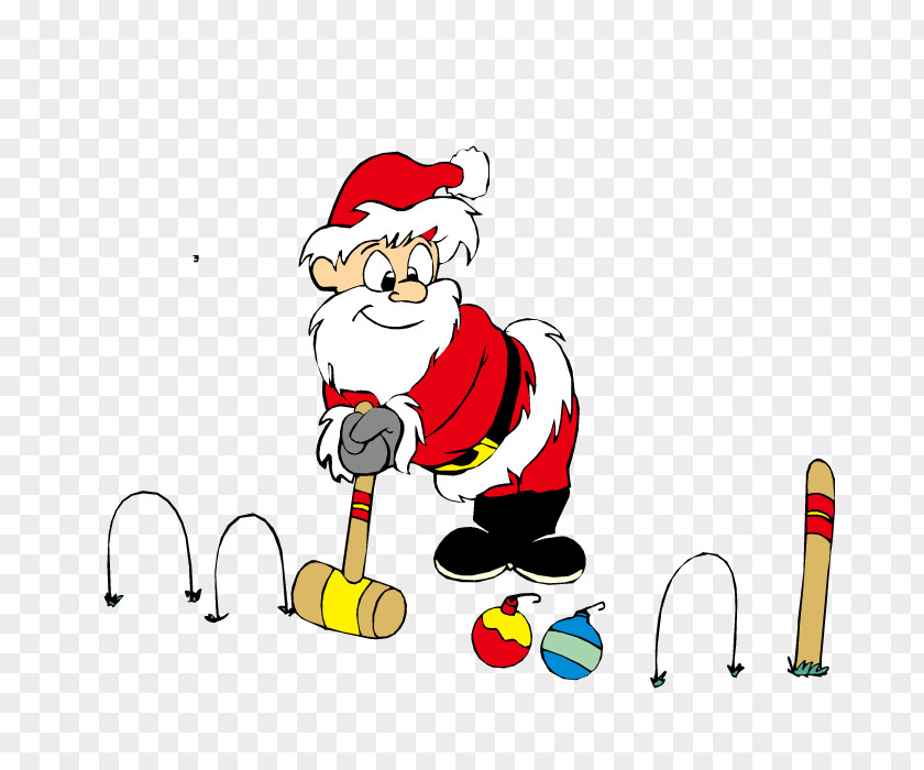 Santa Claus Vector Image Download Croquet Basketball Animation Clip Art PNG