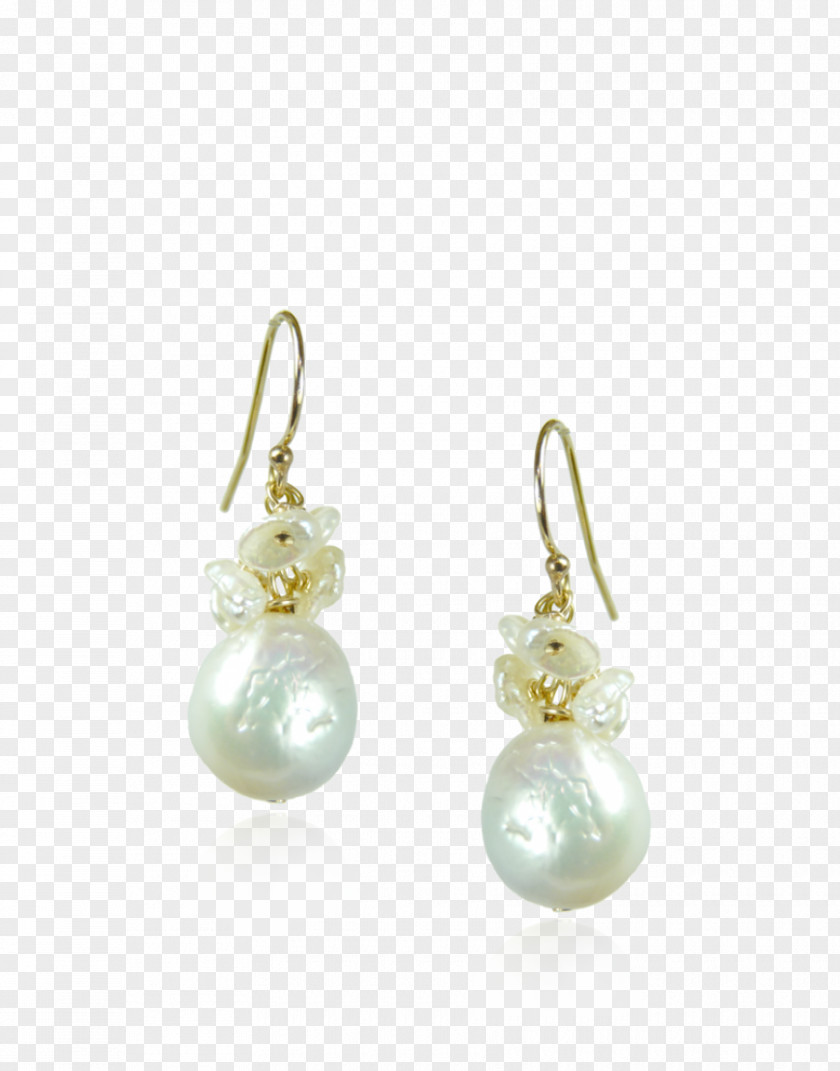 Cultured Freshwater Pearls Pearl Earring Gold Jewellery Rhodium PNG