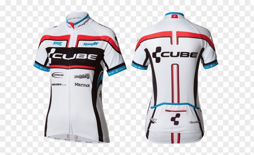 Cycling Sleeve Jersey Bicycle Cube Bikes PNG