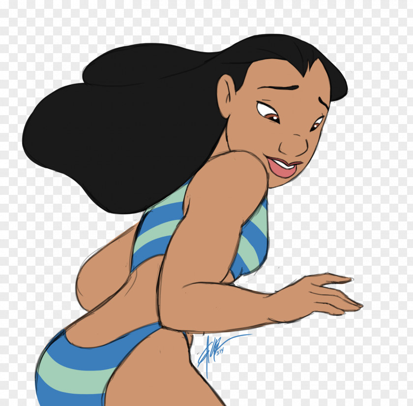 Lilo And Stitch & Nani Pelekai Grand Councilwoman Captain Gantu PNG