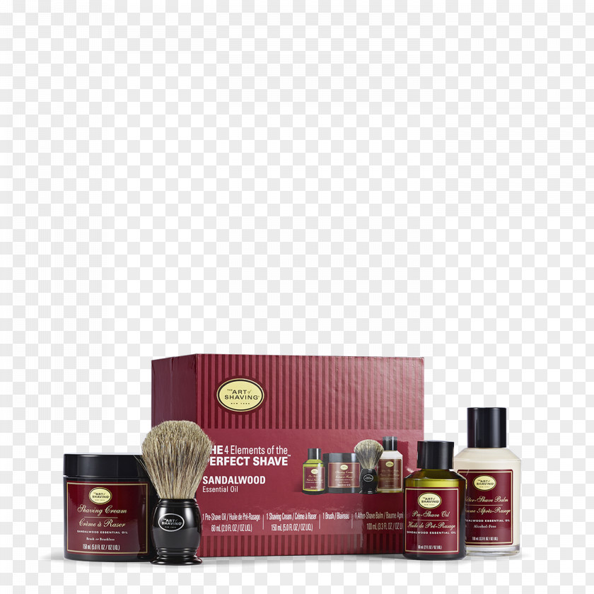 Sandalwood Cosmetics Shaving Oil Shave Brush Aftershave PNG