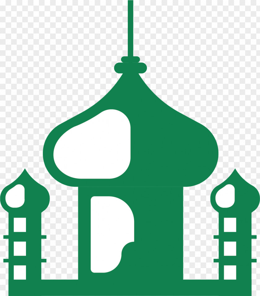 The Green Castle Of Eid Al Fitr Al-Fitr Ramadan Holiday Clip Art PNG