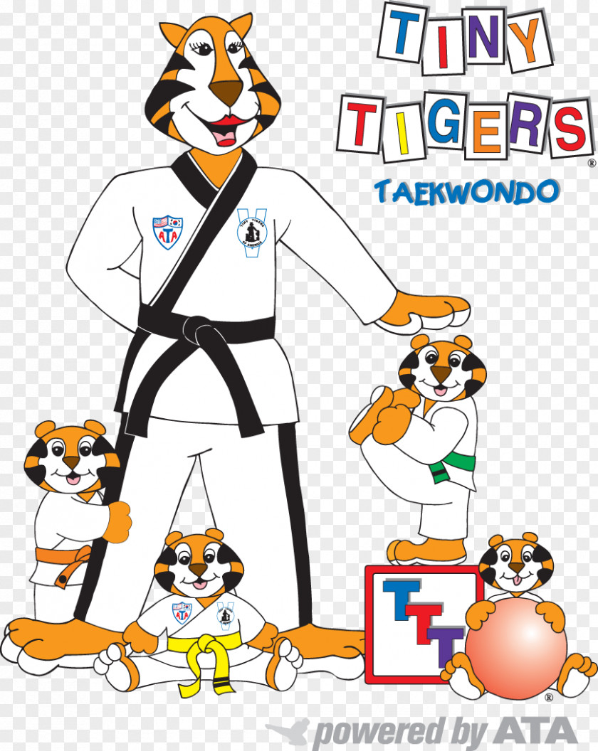 Tiger Tiny Taekwondo ATA Martial Arts PNG