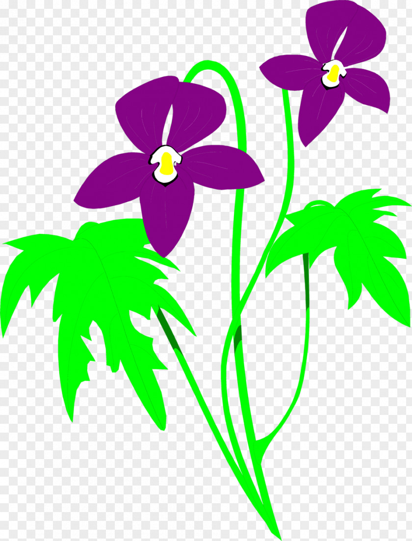 Flower Illustration Bouquet Purple Clip Art PNG