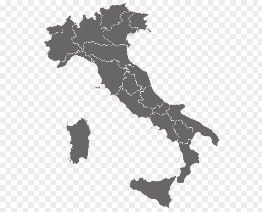 Map Regions Of Italy Vector Stock Photography PNG