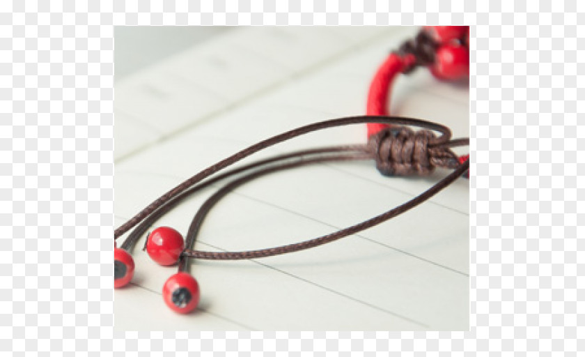 Necklace Bracelet Bead Headphones RED.M PNG