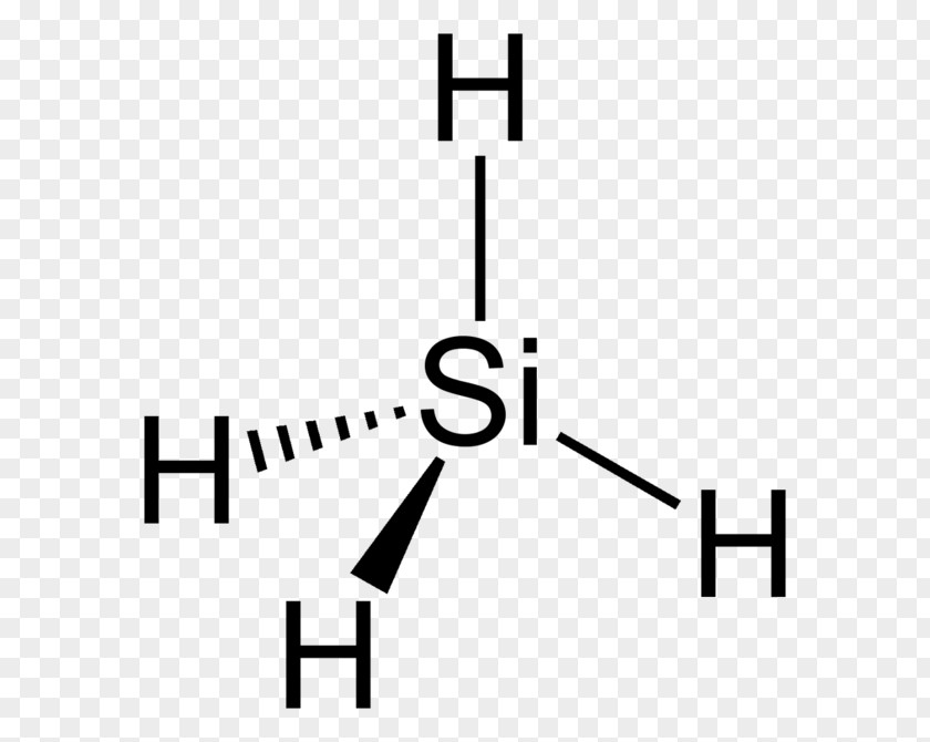 Silane Germane Structure Chemical Compound Formula PNG