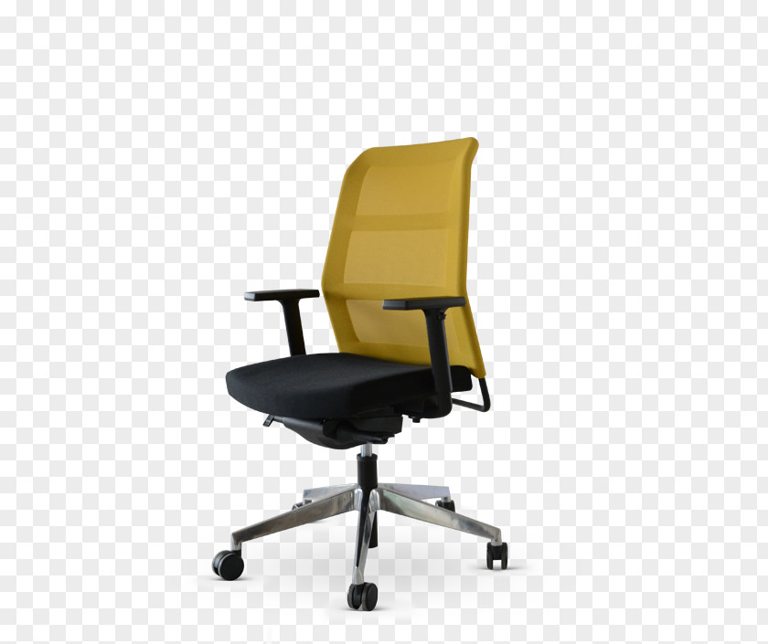 Yellow Chair Office & Desk Chairs Table Swivel PNG