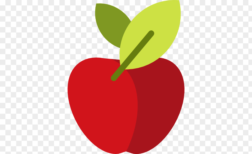 Cartoon Apple Auglis Icon PNG