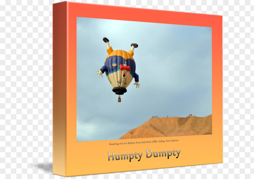 Humpty Dumpty Fine Art Work Of Hot Air Balloon PNG