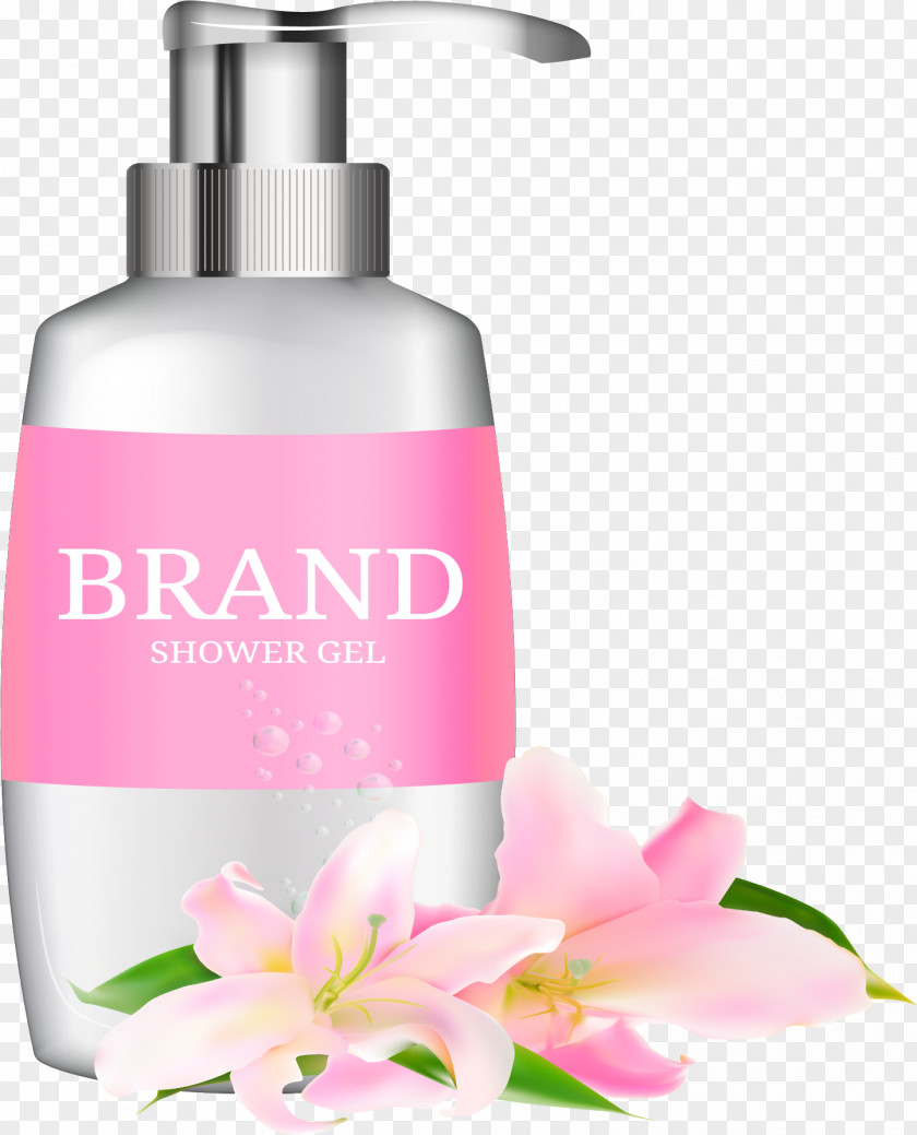 Lily Shower Gel Euclidean Vector PNG