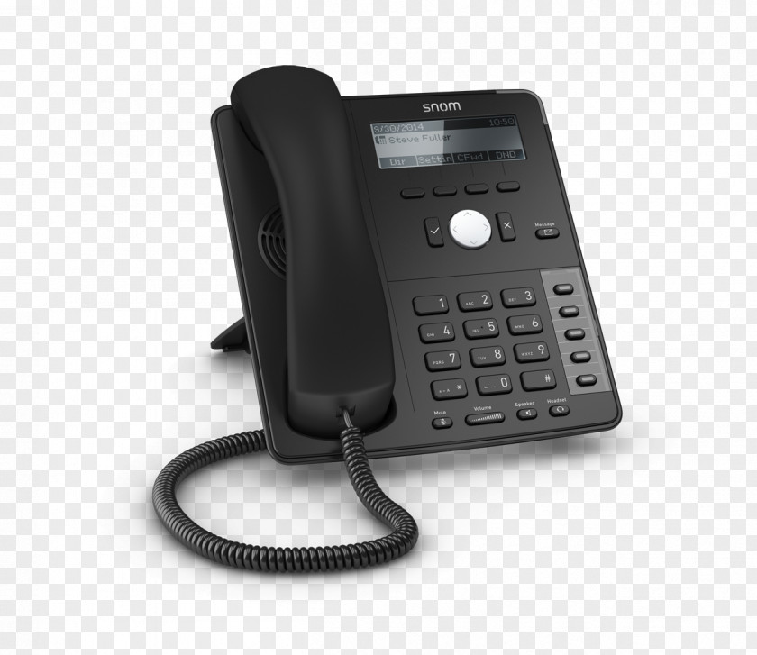 Snom D715 VoIP Phone Telephone Voice Over IP PNG