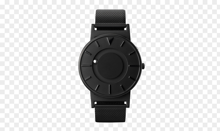 EONEBradleyBlack Watches Watch Quartz Clock Stainless Steel Strap Swiss Made PNG