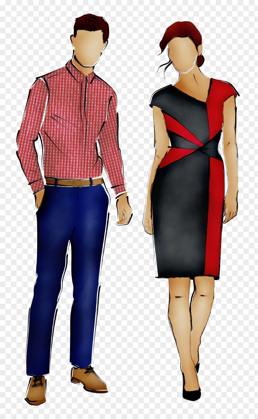 Neck Gesture Clothing Standing Fashion Illustration Design Pattern PNG