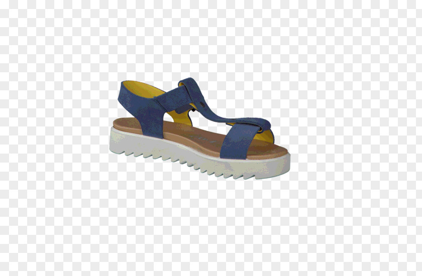 Sandal Shoe Walking Electric Blue PNG