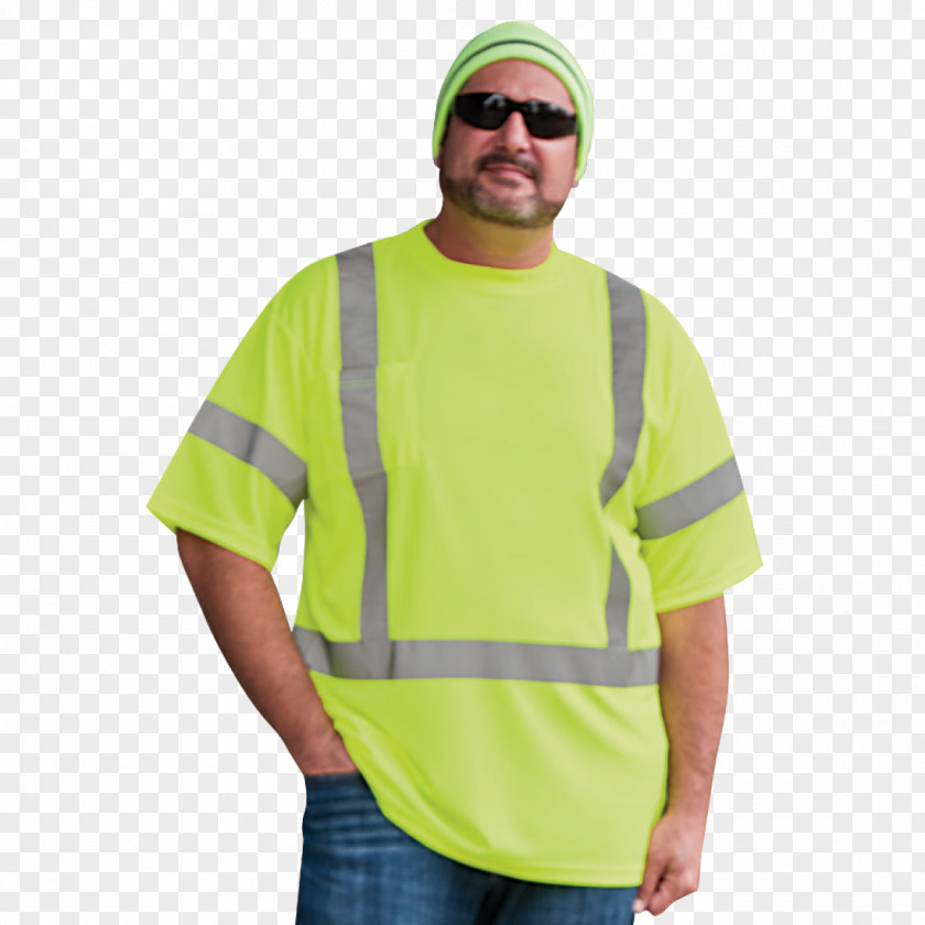 T-shirt High-visibility Clothing Shoulder Gilets Sleeve PNG