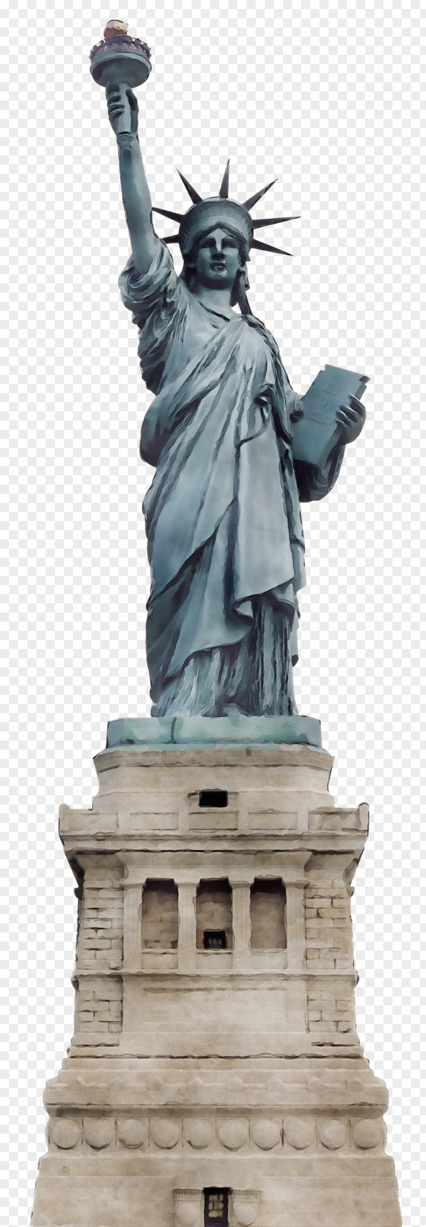 Tourist Attraction Classical Architecture Statue Of Liberty PNG