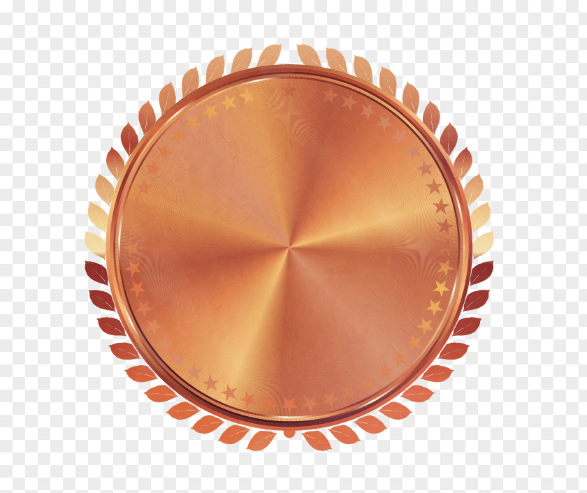 Vector Painted Medals Gold Medal Award PNG