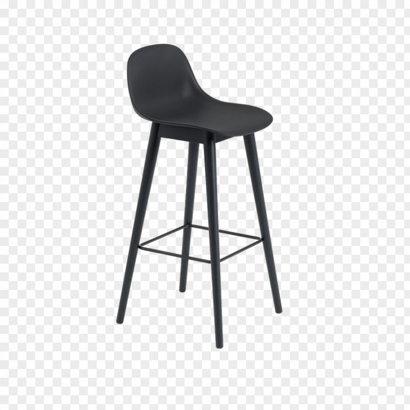 Wooden Small Stool Bar Seat Muuto Chair PNG