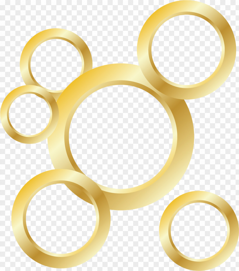 Gold Ring Material Euclidean Vector Vecteur Computer File PNG